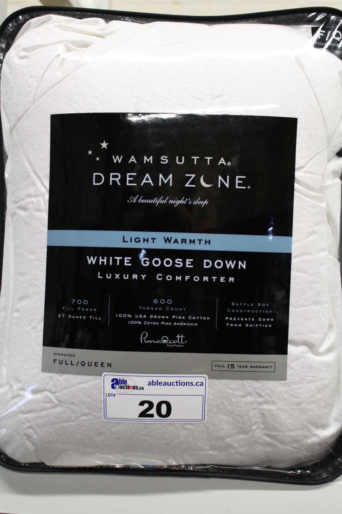 wamsutta dream zone pillow goose down